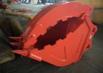 Single Cylinder Excavator Bucket Grab , Excavator Rock Bucket For Doosan DX225