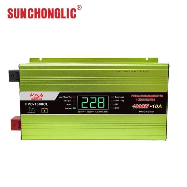 Buy cheap 1000 Watt Sine Wave Solar Power Inverter Charger 12v 220v UPS Power Inverter from wholesalers