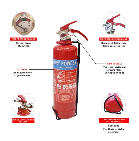 Buy cheap 1KG ABC Fire Suppression System ST12 Dry Powder Fire Extinguisher from wholesalers