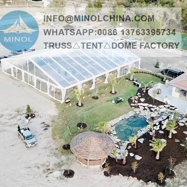 Buy cheap 850gsm White PVC Aluminum Alloy Outdoor Event Tent 20x30m from wholesalers
