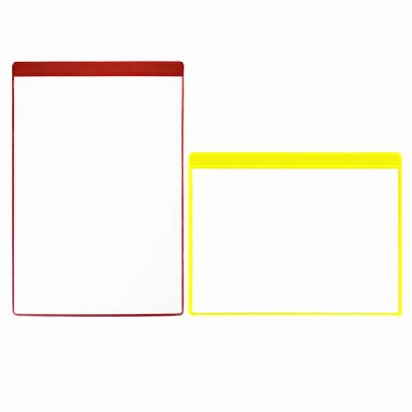 Buy cheap Dustproof PVC Removable Document Holder File Pocket Red Yellow from wholesalers