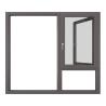 Buy cheap 14 Sealing Layers Welded Broken Bridge Aluminum Casement Glass Windows Seamless Design from wholesalers