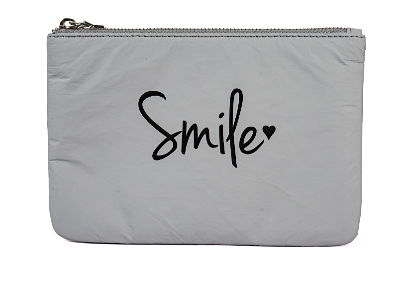 Women'S Retro Solid Color Tyvek Cosmetic Makeup Bag