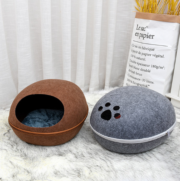 fleece cat bed