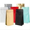 Buy cheap 70g-1kg Capacity Flat Bottom Zipper Coffee Pouch Packaging With Air Degassing Valve from wholesalers