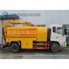 Buy cheap Vacuum Suction Sewer Cleaning Truck Vacuum Tank Truck Dual Axle DONGFENG 210hp from wholesalers