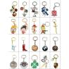 Buy cheap Silver Gold Enamel Custom Key Chain Health Positive Reminder Hard Enamel Keychain from wholesalers