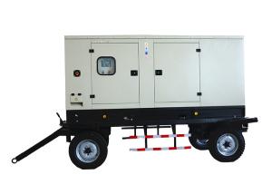 Wholesale Trailer Mounted 80kw 100kva Diesel Power Generator , Silent Diesel Gensets from china suppliers