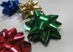 Multi material and colors christmas bow ribbon , 2” - 4" curling ribbon bows