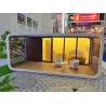 Buy cheap Rock Wool Sandwich Panel Wall Luxury Apple Cabin Container House for Space Capsule from wholesalers