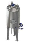 Silver Anti Corrosion 2500L Oil Storage Tank