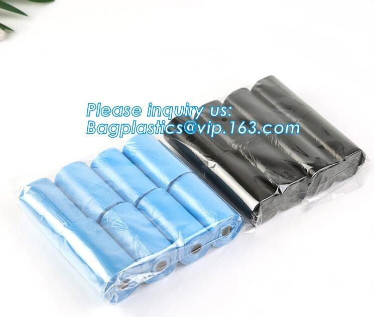 Biodegradable Compostable Scented High Quality HDPE Plastic Baby Nappy Sacks Baby Diaper Bags with Tie Handles, bagease