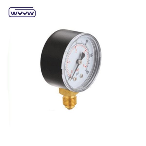 Buy cheap WYYW pressure gauge price bottom connection 2" 50mm plastic case air pressure gauge lpg gas manometer from wholesalers