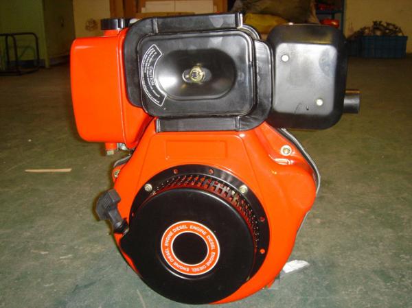 Buy cheap 13HP 5.7KW Electric Starting Air Cooled Single Cylinder Small Diesel Engine 186FA from wholesalers