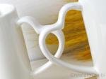 Fine Bone Lover Thermal Cup Novelty Espresso Cups Heart Shaped Porcelain Cup