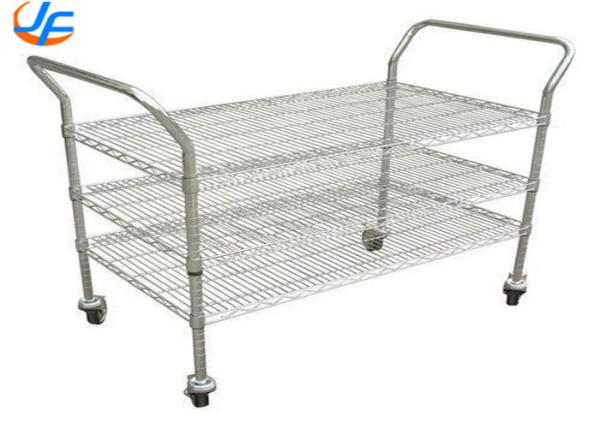 Buy cheap RK Bakeware China Foodservice NSF Stainless Steel Serving Cart Rolling Cart Transportation Cart from wholesalers
