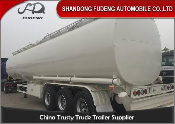 Buy cheap 4 Compartment 3 Axles 40000L Fuel Tanker Semi Trailer from wholesalers