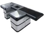 Grocery Store Conveyor Belt Checkout Counter