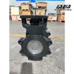 Buy cheap DN100 Electric WCB High Perforamnce Double Eccentric Butterfly Valve Lug Type Water Valve from wholesalers