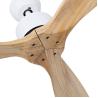 Buy cheap 3 Blades 65w Iron Solid Wood Ceiling Fan Light 52Inch Led Indoor Ceiling Fan from wholesalers