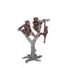 Buy cheap Monkey Cast Iron Animal Statues Antique Imitation Erosion Resistance from wholesalers