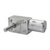 Buy cheap Threaded Shaft Square Gear Box Motor 24V High Torque 150rpm from wholesalers
