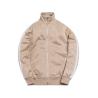 Buy cheap Custom Men Cotton Polyester Raglan Sleeve Doped Striped Ribbon Zip Slim Fit Sports Tracksuit from wholesalers
