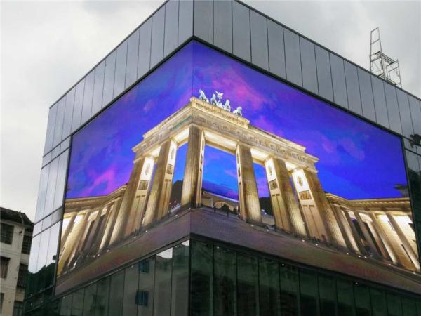 Buy cheap Outdoor P10 led screen video wall smd full color Hanging LED Large Display for large Plaza from wholesalers