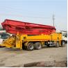 Buy cheap 46m 287kw Putzmeister Used Cement Truck Heavy Duty Red And Orange from wholesalers