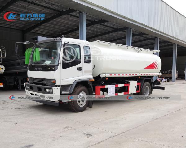 Buy cheap Isuzu FTR 12m3 Oil Transport Fuel Tanker Truck For Southeast Asia South America Market from wholesalers