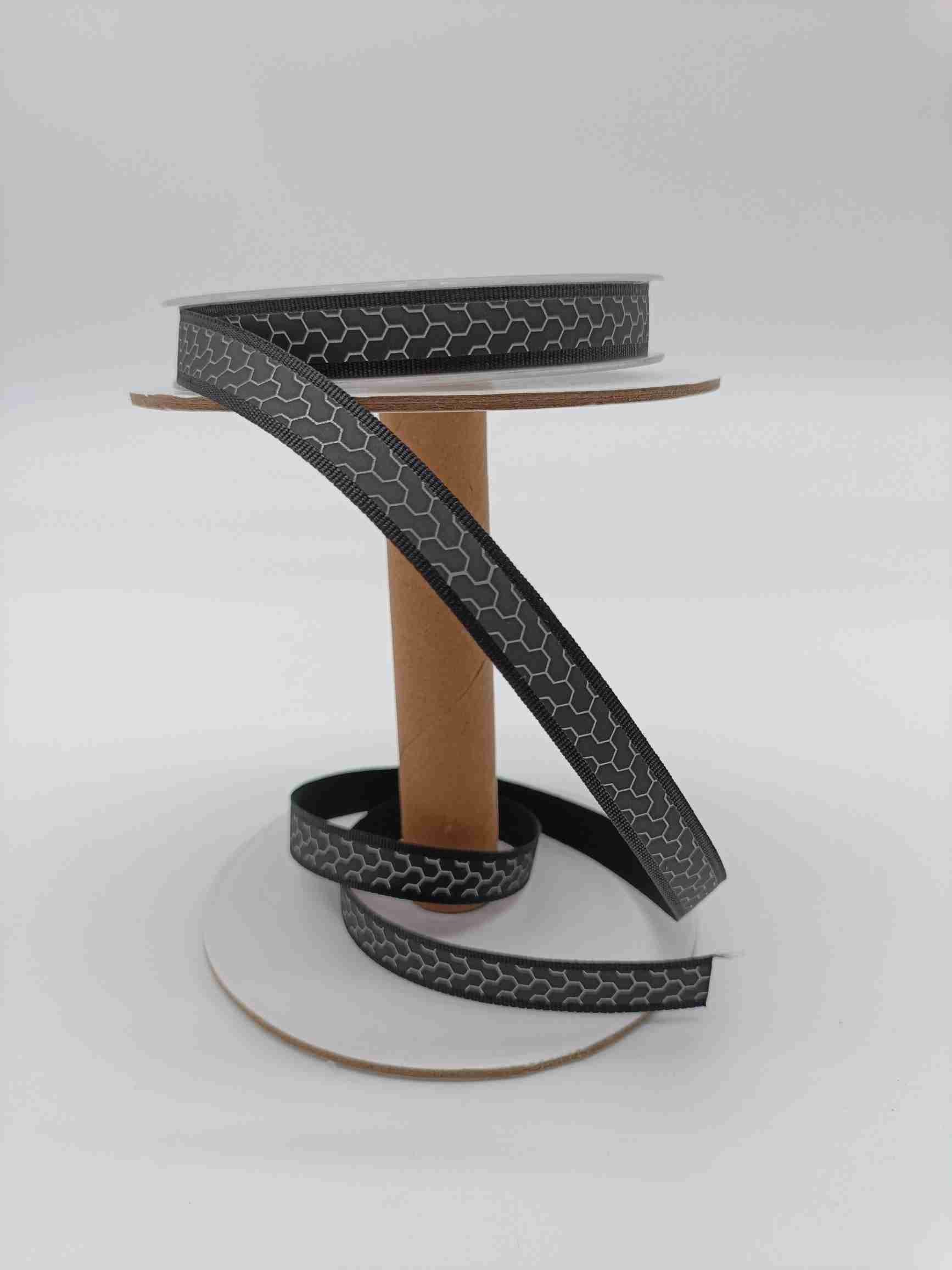 Hi Vis Reflective Webbing Ribbon Iron On Reflective Strips For Clothing Safety Belt Bag