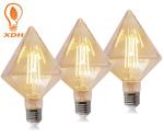 D95 E27 filament bulb amber Diamond edison LED Filament Bulbs 220-240V 8W led