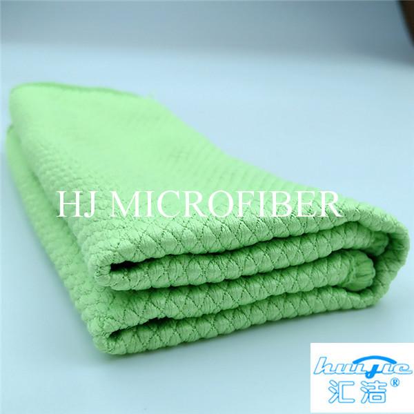 Buy cheap Home Used Cleaning Towel Microfiber Terry Towel Green Color Washing Tool For Kitchen from wholesalers