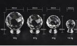 Clear crystal ball knob door handle door knob