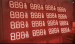 2 Lines Led Gas Station Sign With Price Name IP65 Waterproof