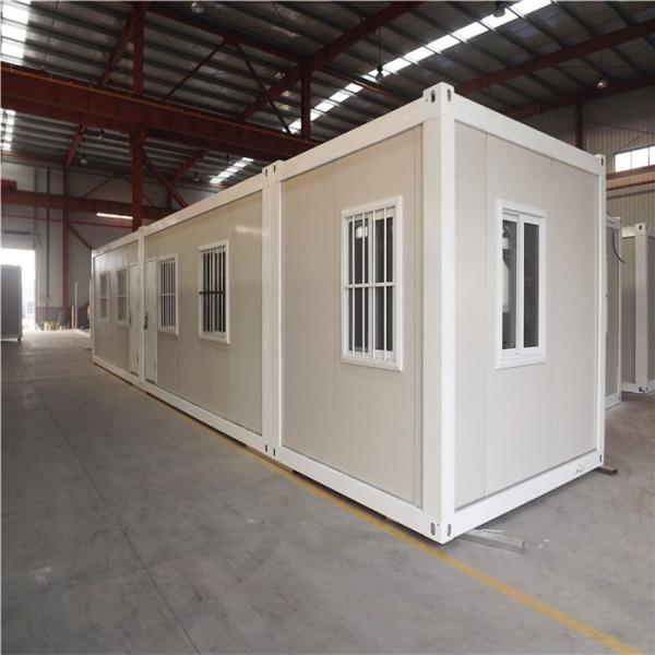 Buy cheap 50mm waterproof eps sandwich panel 20ft foldable container house for labour camp from wholesalers