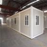 Buy cheap life span 25-35 years 20ft foldable sandwich panel container house for worker camp from wholesalers
