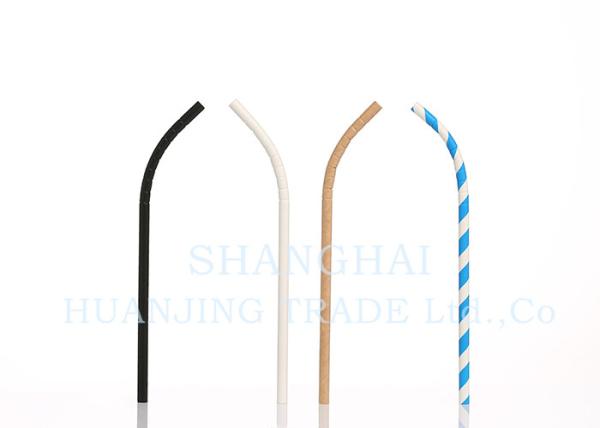 Buy cheap Disposable Bendable Paper Straws Juice Milkshake Smoothie Paper Straws from wholesalers