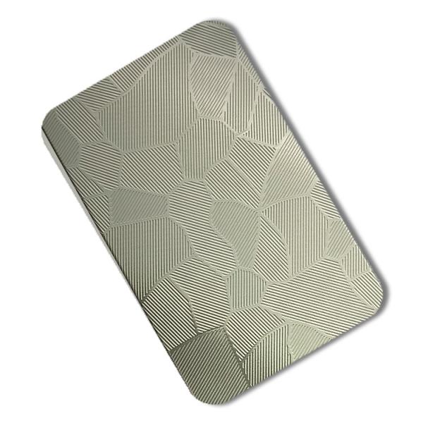 Buy cheap Art Pattern Embossed Stainless Steel Sheet Stamped Panels 1000mm 430 304 Decor from wholesalers