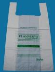 Starch Biodegradable T Shirt Bags Made Of PLA PBAT, 100% Biodegradable &