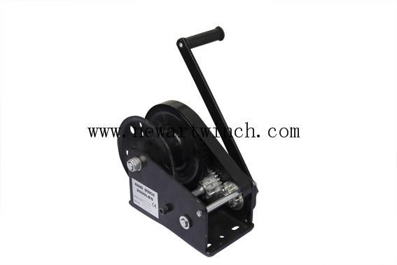 Buy cheap 1800lbs Black Stainless Steel Hand Winch Power Coated Without Cable Lightweight from wholesalers