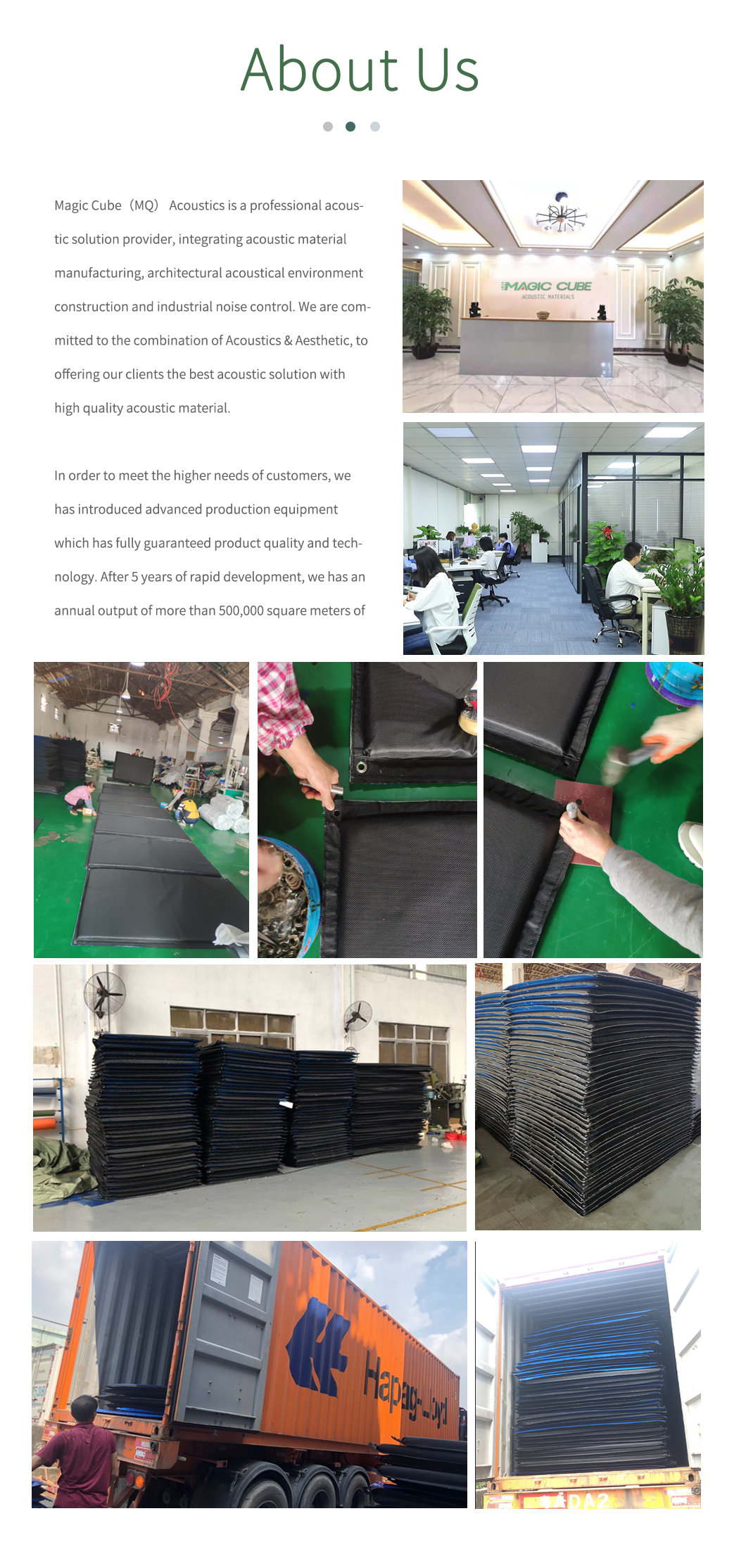 Square Edge Noise Barrier for Construction Safety on Amazon 2022 Noise Suppression