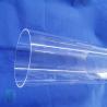 Buy cheap Resistance High Temperature Customizable Size Quartz Glass Tube Fused Silica Transparent Quartz Tube from wholesalers
