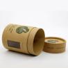 Buy cheap Kraft Paper Cosmetic Packaging for CBD Essential Oil Organic Herb Round Tube from wholesalers