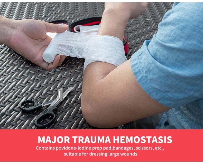 Car Travel Outdoor Eva Medical First Aid Kit CE FDA ISO Approved Class I