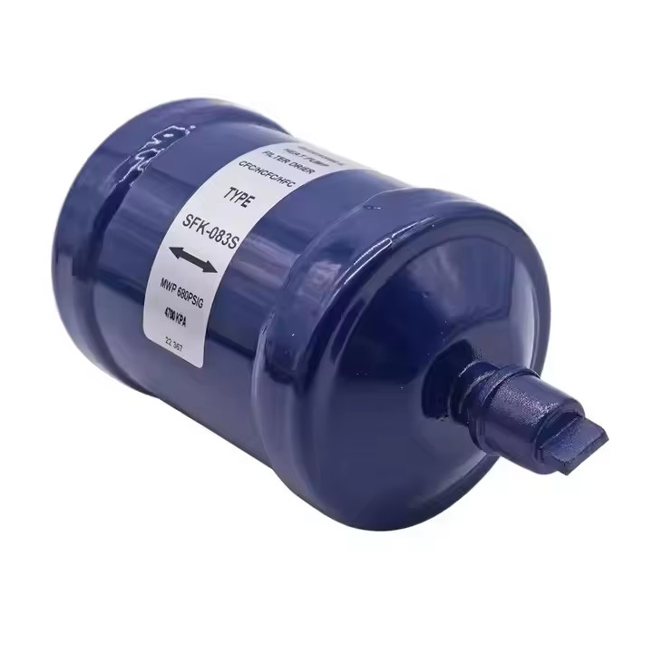 3/8 Inch SAE Bi-Flow Liquid Filter Drier SFK-083S New Metal Liquid Line Filter For Heat Pump