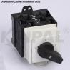 Buy cheap IP65 IEC Single Phase 40A Rotary Cam Changeover Selector Switch from wholesalers