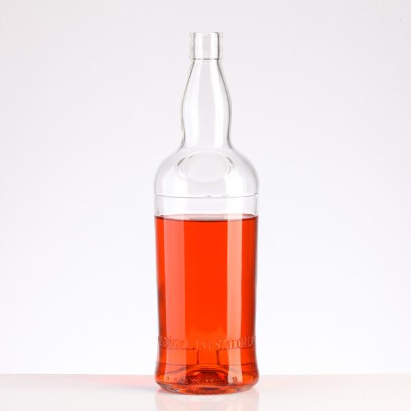 Buy cheap Clear 750ml Glass Bottle for Customizable Vodka Whisky Satisfy Your Beverage Needs from wholesalers