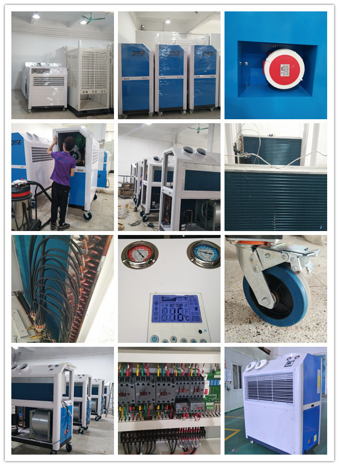 14.5KW Indoor Aircon Unit 5HP 4 Ton Temporary Emergency Cooling Usage
