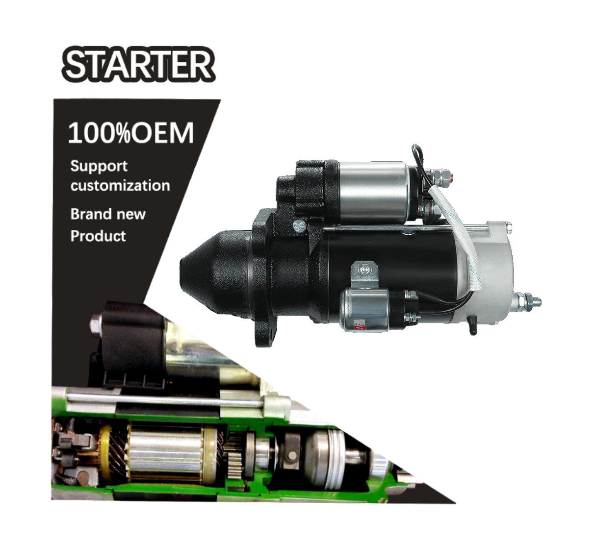 24V 10T 4.0KW CW STARTER 20R9087 20R-9087 5904518 590-4518 T400418 T434131 11.132.229, 11.132.369, 11.132.600 4470977,